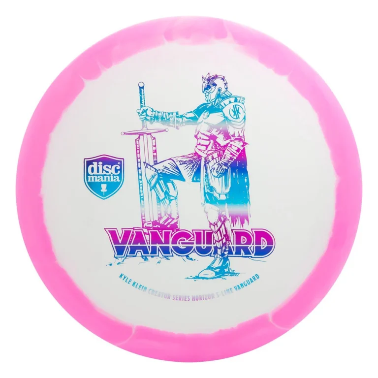 Discmania Vanguard in Horizon S-Line plastic, Kyle Klein Creator Series, White/Pink