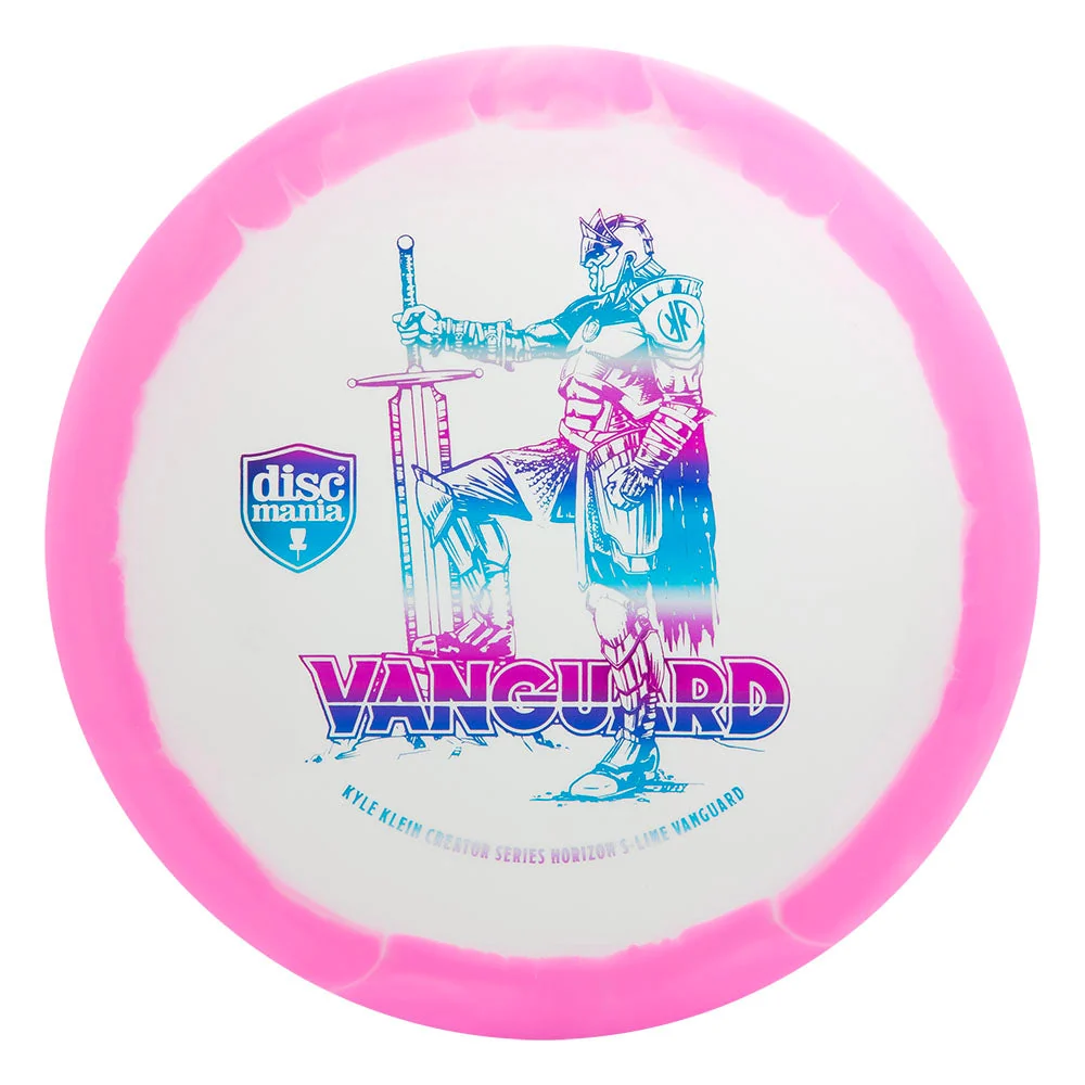 Discmania Vanguard in Horizon S-Line plastic, Kyle Klein Creator Series, White/Pink